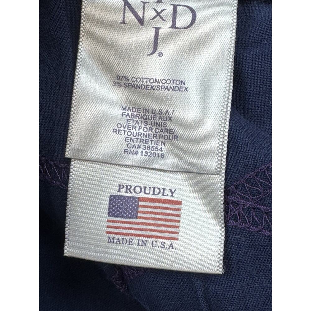 NYDJ Jeans Womens 10 Blue Denim Cotton Blend Stretch Marilyn Straight Leg - Picture 5 of 7